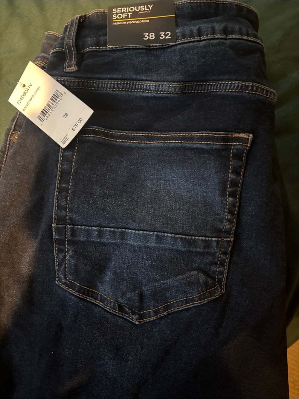 Tahari women slim Straight Jeans in Dark Blue